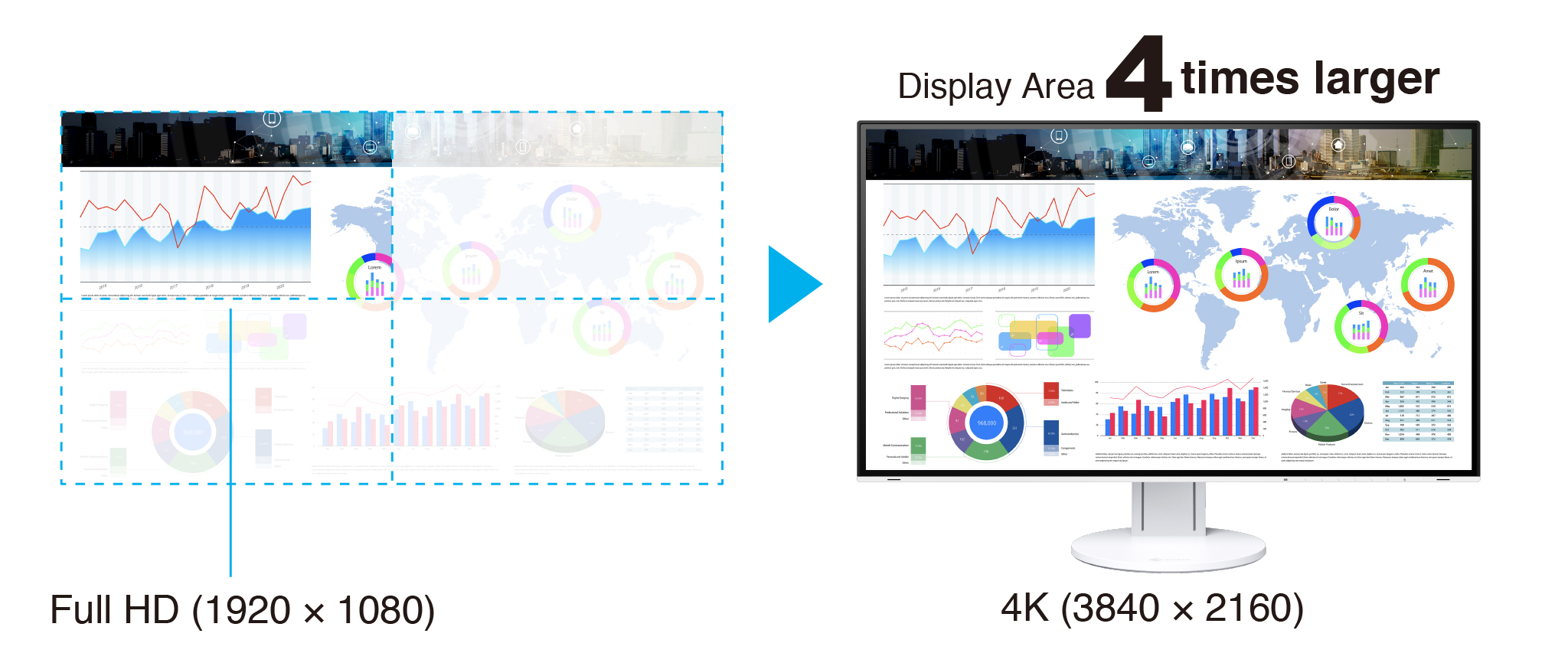 Quadruple the Size of Your Work Space