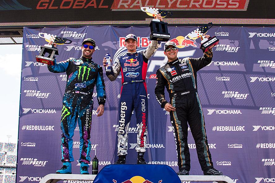 Ken Block takes second place at GRC Round 3 in Daytona, FL.