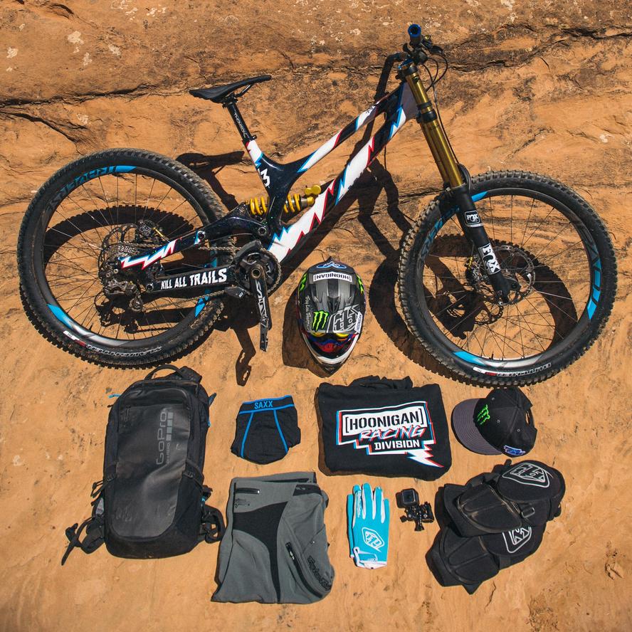 Recently, Ken Block and his family embarked on a weekend camping trip to Utah's well-known Moab area. Loading up all of his toys (three Can-Am Maverick units, two tricked out with custom handbrakes and a handful of Specialized mountain bikes), he and his family climbed into an Earth Roamer (check them out here: www.earthroamer.com) that he had on loan and headed down.