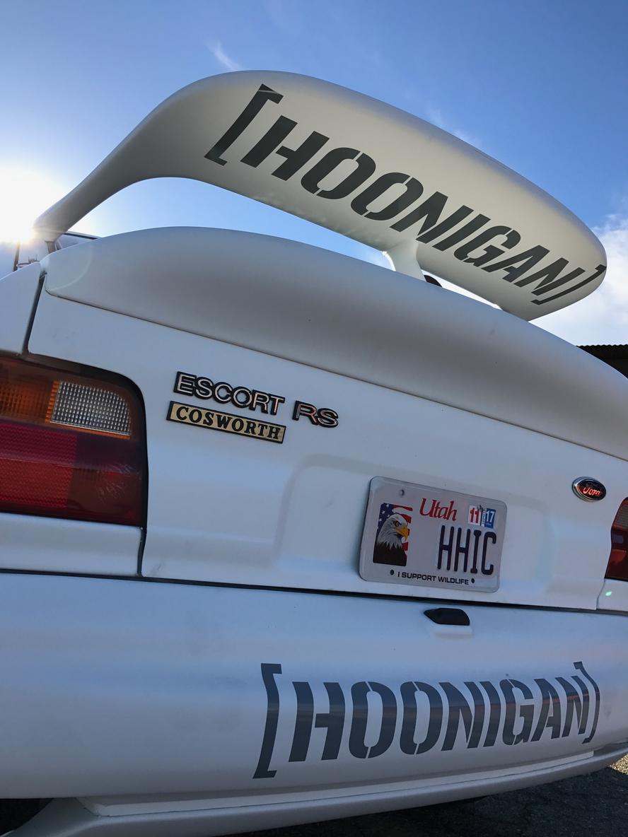 Ken Block is pleased to announce an all-new (to him) racecar to his arsenal of racecars at Hoonigan Racing Division: a 1991 Ford Escort RS Cosworth Group A rally car—complete with an upgraded WRC engine package!