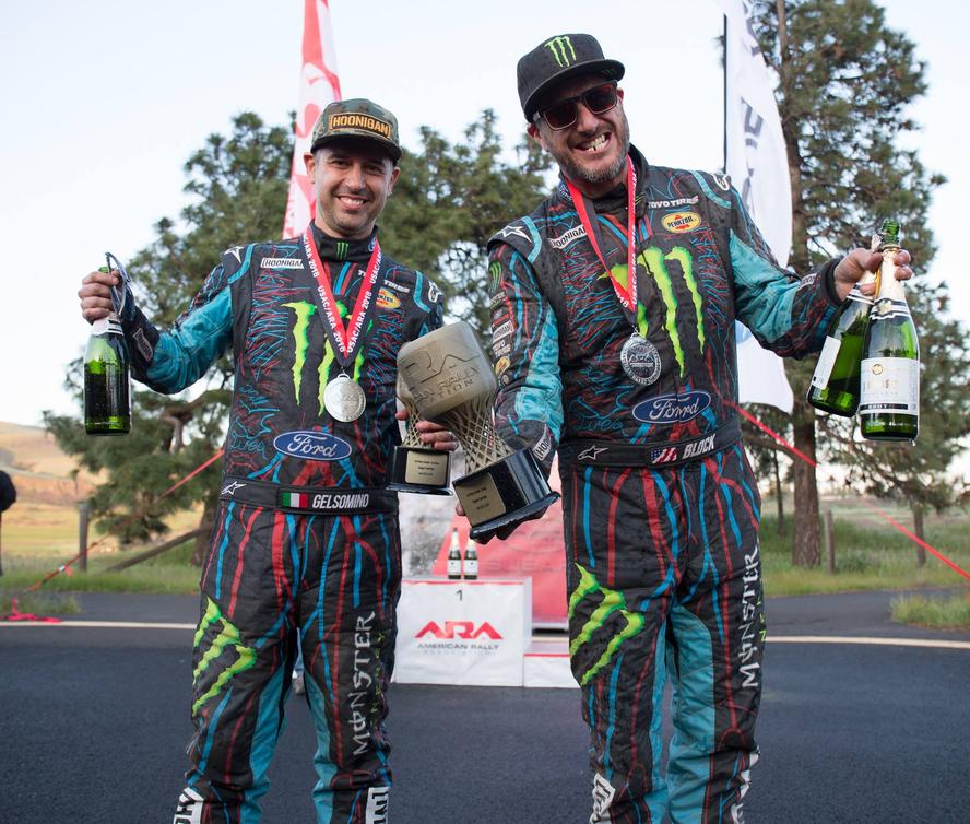 This past weekend, Hoonigan Racing Division’s Ken Block brought himself back into stage rally for the first time in 3 years with co-driver Alex Gelsomino. After multiple seasons dedicated to rallycross, Block chose to spread his abilities out a bit more for 2018 and that meant getting back to his original passion: stage rally. For his domestic events in 2018, Block decided to purchase and run a 1991 Ford Escort Cosworth WRC Group A car, a vehicle most would describe as “historic.” Known best for having “that wing,” the Cossie is one of Block’s favorite classic Ford gravel machines and he put it to good use, placing it third overall in the weekend’s Oregon Trail Rally and second overall in the Open Class.