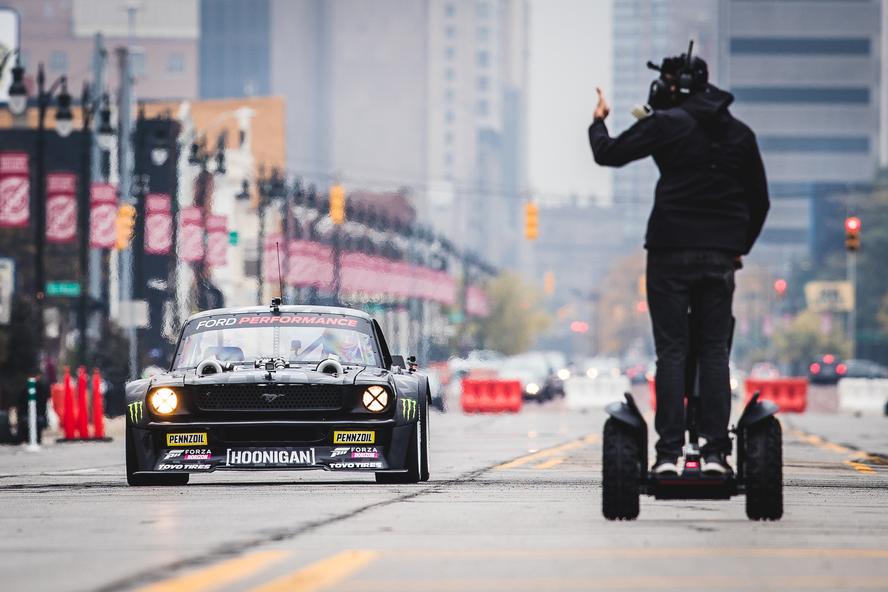 Ken Block and his team at Hoonigan Media Machine are pleased to announce that Block’s latest and biggest to-date video project of his career, Gymkhana TEN: Ultimate Tire Slaying Tour, is now streaming as a 10-day early access exclusive during the final portion of the 8th episode of his Amazon Prime Video original series, The Gymkhana Files.
