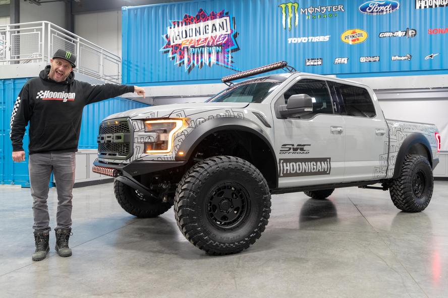 To kick off 2019, Hoonigan Racing Division’s Ken Block has teamed up with SVC Offroad on a new Ford F-150 Raptor project for 2019.